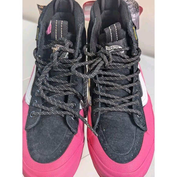 VANS SK8 Hi Dip MTE-2 Hiking Boots Shoes Pink Black Suede Womens 5.5 - Picture 3 of 10